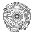 Tub Lower Part - 1328305212 Shell Back Tub [Electrolux Aeg]